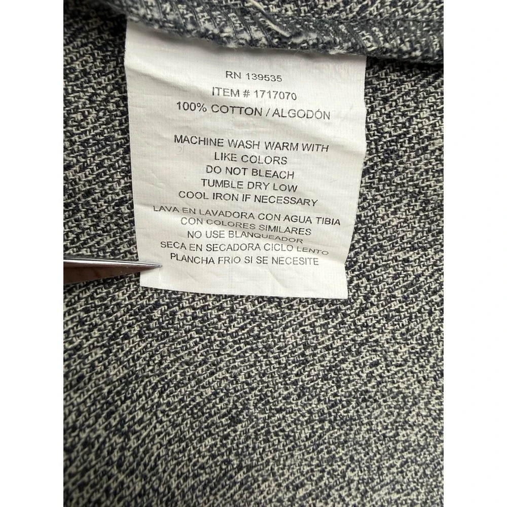 Grayers Heavyweight Shirt Jacket Men's Médium All‎  Finest Cotton Gray NWT